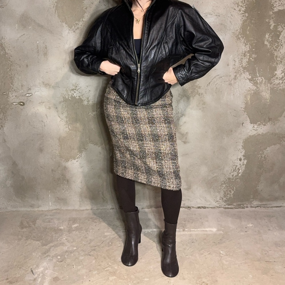 Valentino wool pencil skirt